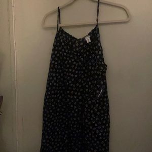 Old Navy spaghetti strap black dress